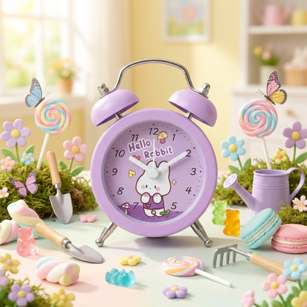 Mini Round Table Clock
